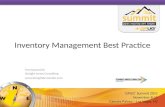 Inventory Management Best Practice