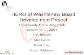 HERO of Washtenaw Board Development Project