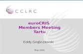 euroCRIS  Members Meeting Tartu