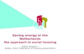 Saving energy in the Netherlands the approach in social housing