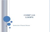 Comp 110 Loops