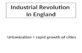 Industrial Revolution  in England
