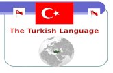 The Turkish Language