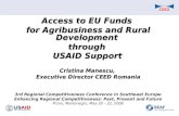 Access to EU Funds  for Agribusiness and Rural Development  through  USAID Support
