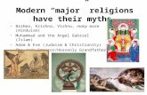 Modern “major” religions have their myths…