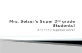Mrs.  Selzer’s  Super 2 nd  grade Students!