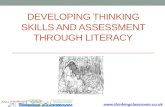 Developing thinking skills and assessment through literacy