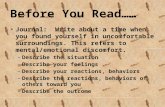 Before You Read……