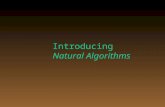 Introducing Natural Algorithms