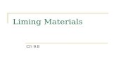 Liming Materials