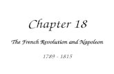 Chapter 18 The French Revolution and Napoleon 1789 - 1815