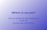 Where is my pet?