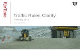 Traffic Rules Clarity