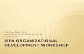 MPA Organizational Development Workshop