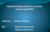 Implementing multicore  system  using OpenRISC