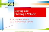 Buying and  Owning a Vehicle