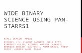 Wide Binary Science Using Pan-STARRS1