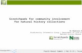 Scratchpads  for community  involvement  for  natural history collections
