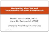 Navigating the CEO and Development Director Relationship