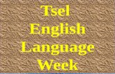 Tsel English Language Week