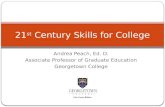 21 st  Century Skills for College