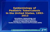 Epidemiology of  Pediatric Tuberculosis  in the United States, 1993–2012