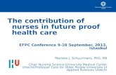 The  contribution  of nurses in  future proof  health care