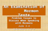 An Examination of       Mormon Texts
