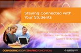 Staying Connected with Your Students
