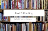 Unit 1 Reading