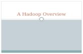A  Hadoop  Overview