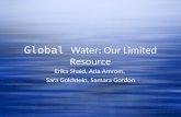 Global  Water: Our Limited Resource