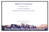 RMATS Economics Reference Cases Economic Comparisons Distribution of Economic Gains and Losses
