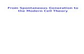 From Spontaneous Generation to the Modern Cell Theory