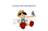 Lying and deception: