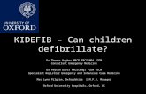 KIDEFIB – Can children defibrillate?