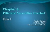 Chapter 4: Efficient Securities Market