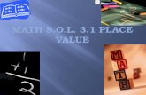 Math S.O.L. 3.1 Place Value