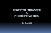 REGISTER TRANSFER & MICROOPERATIONS