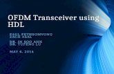 OFDM Transceiver using HDL
