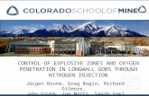 Control  of Explosive Zones and Oxygen Penetration in Longwall Gobs through Nitrogen  Injection