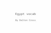 Egypt vocab