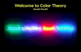 Welcome to Color Theory (Joseph  Kosuth )