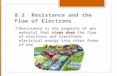 8.3  Resistance and  the  Flow of Electrons