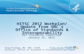 HITSC 2012  Workplan / Update from ONC’s Office of Standards & Interoperability