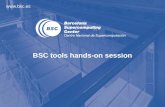 BSC  tools hands-on session