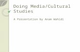Doing Media/Cultural Studies