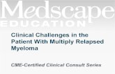 Clinical Challenges in the Patient With Multiply Relapsed Myeloma