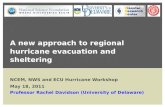 A new approach to regional hurricane evacuation and sheltering