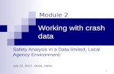 Working with crash data